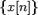 $ \{x[n]\}$