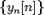 $ \{y_n[n]\}$