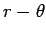 $r-\theta$