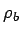 $\rho_b$