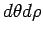 $d\theta d\rho$