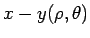 $ x-y (\rho,\theta)$