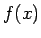 $f(x)$