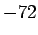 $-72$