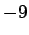 $-9$