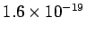 $ 1.6\times 10^{-19}$