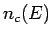 $\displaystyle n_c(E)$