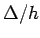 $ \Delta/h$