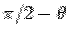 $\pi/2-\theta$