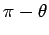 $\pi-\theta$