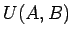 $U(A,B)$