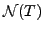 $\displaystyle {\cal N}(T)$