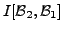 $\displaystyle I[{\cal B}_2, {\cal B}_1]$