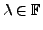 $ \lambda \in {\mathbb{F}}$