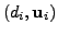 $ (d_i, {\mathbf u}_i)$