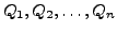 $ Q_1, Q_2, \ldots, Q_n$