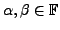 $ \alpha, \beta \in {\mathbb{F}}$